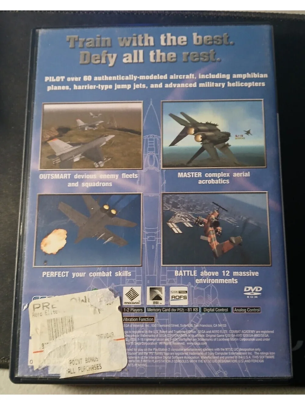 Aero Elite: Combat Academy (Sony PlayStation 2, 2003)